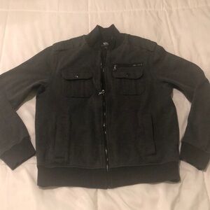 Rock & Republic zippered dark grey zippered jacket